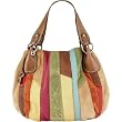 Fossil Pathwork Tote Leather Handbag Fossil Pathwork Tote Leather Handbag