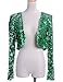 Prettyguide Women Ds Clubwear Sparkly Sequin Long Sleeve Shrug Cardigan Jacket