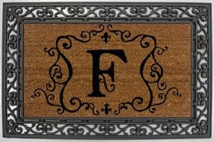 Monogram Coir Doormat - F