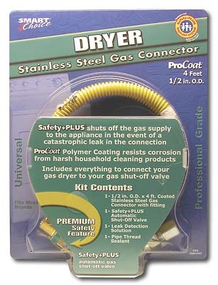 Smart Chouse Dryer Safety+PLUS Gas Connector