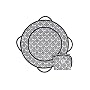 Patemm Round Baby Diaper Changing Pad ~ Manhattan &hellip by Patemm