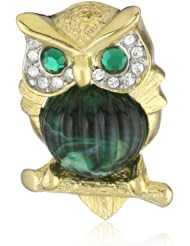 Kenneth Jay Lane Small Owl Brooch