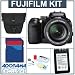 Fujifilm FinePix S100FS Digital Camera kit, Black with 4 GB SD Memory Card, Spare NP-140 Lithium-Ion Rechargeable Battery, Lowepro Holster-style Bag, Professional Lens Cleaning Kit