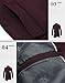 APTRO Men's Wool French Front Slim Fit Long Business Coat