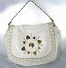 Gucci Handbags (White) Studded Leather Irina Large Shoulder Bag 211960 REDUCED!!