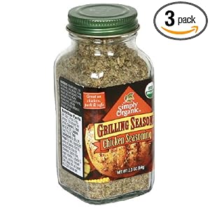 Simply Organic Organic Grilling Seasons® Chicken Seasoning Certified Organic, 2.3... by Chicken Meat