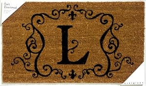 Monogram Coir Doormat Insert - L