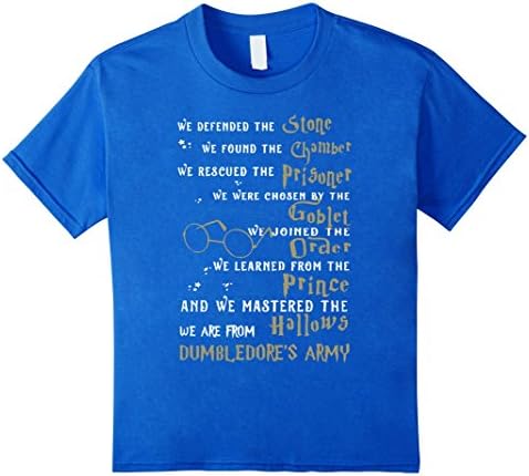 Kids We Are From Dumble Army T-Shirt 10 Royal Blue