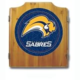 NHL Buffalo Sabers Dart Cabinet includes Darts and Board