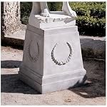 Grande Laurel Sculptural Plinth Base