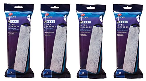 Oceanic Bio Cube Cartridges Original Filter Fits 8 14 29 HQI (2x4Pk)