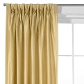 Classic Home Pinch Pleat Faux Silk Panel Collection - Wheat