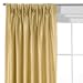 Classic Home Pinch Pleat Faux Silk Panel - Wheat (31x95")