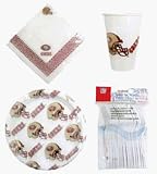 San Francisco 49ers 96 Piece Party Pack Plastic Dinnerware Set by Duck House