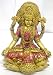 Metallic Gold Laxmi Hindu Goddess Of Wealth Statue
