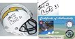 Antonio Cromartie Signed Chargers White Riddell Mini Helmet