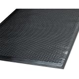 Guardian Mats CleanStep Outdoor Rubber Scraper Mat, Polypropylene, 48 x 72, Black