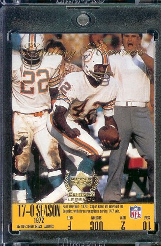 1999 Upper Deck Century Legends # 167 Paul Warfield Cleveland Browns Football Card- Mint Condition - Shipped In Protective ScrewDown Case!