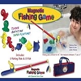 9 PIECE MAGNETIC FISHING GAME WITH CARRY BAG by