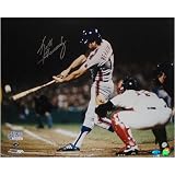 Keith Hernandez Autographed/Hand Signed New York mets 1986 W.S. Hit 8x10 Photo