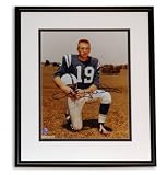 Johnny Unitas Framed Autographed/Hand Signed Baltimore Colts 8x10 Photo