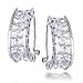 Bling Jewelry Double Rows Princess Cut Cz Channel title=
