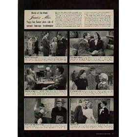 1945 LIFE Magazine Movie of the Week Article, "JUNIOR MISS," Junior Miss, Peggy Ann Garner plays role of earnest teen-age troublemaker. A3207A **THIS IS AN AD / POSTER, NOT A DVD**