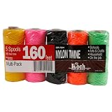 Koch 5370000 No.18 by 225-Feet Twisted 3 Strand Mason Line, Assorted