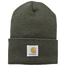 Carhartt Men's Acrylic Watch Hat,Dark Green,One Size