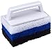 Pooline Super Scrubber with Three Different Kinds of Pads - White Brush Body and White/Blue/Black Pads