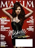 Maxim March 2011 Michelle Trachtenberg/Buffy the Vampire Slayer's Little Sister on Cover, Trey Parker & Matt Stone/The Book of Mormon, Carly Craig/Hall Pass, Quest for the Perfect Nachos, Simon Pegg & Nick Frost