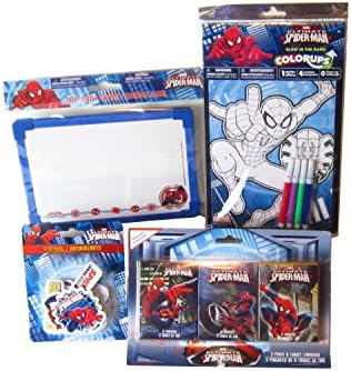 Spiderman Activity Toy Bundle with 4 Popular Spiderman Activity Items, Great Gift