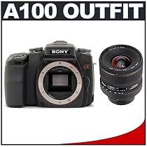 Sony Alpha A100 A100K 10.2MP Digital SLR Camera Kit + Sigma 17-35mm f/2.8-4 EX DG Lens