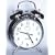 Traditional chrome double bell wind up alarm clock