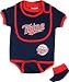 Minnesota Twins Baby Bib and Bootie Creeper Set