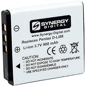 Sanyo VPC-GH2 Camcorder Battery Lithium-Ion (900 mAh) - Replacement for Pentax D-Li88, Sanyo DBL80, Panasonic VW-VBX070 Batteries