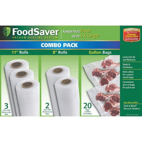 FoodSaver Bags Combo Pack: (3) 11