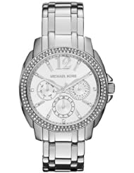 Michael Kors MK5690 Womens Cameron Glitz Silver Tone Stainless Steel Multifunction Watch