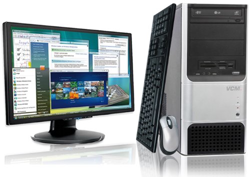 VCM Charon 1 48,3 cm (19 Zoll) Desktop-PC (AMD Athlon II X2 250 3GHz, 2GB RAM, 500GB HDD, ATI Radeon, DVD)