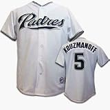 Kevin Kouzmanoff #5 San Diego Padres Replica MLB Baseball Jersey (Home - White)