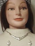 Sterling Silver Plated Medium Chain Necklace Earrings