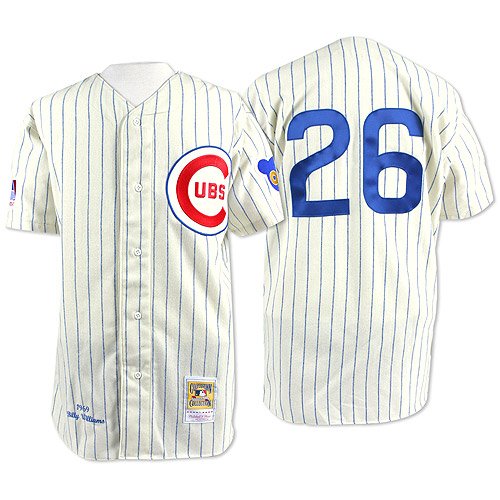 Chicago Cubs Authentic 1969 Billy Williams Home Jersey By Mitchell & Ness 36