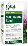 Gaia Herbs Milk Thistle Seed, 60-capsule Bottle