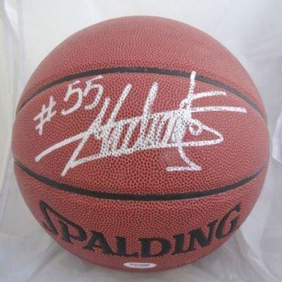 Dikembe Mutombo Autographed Ball - Spalding I O PSA DNA - Autographed Basketballs