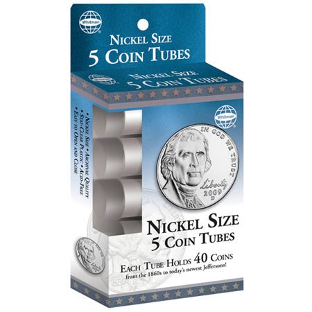 Nickel Coin Tube 5 Count Box