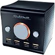 Boynq CUBITEBK Cubite PC Speaker and USB Hub (Black)