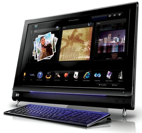 HP TouchSmart IQ804 KT457AAR#ABA Desktop (Factory Recertified) - Black