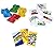 Race Car Theme Party Favor Set / 4 Crayon Race Cars / 12 Mini Notebooks / 144 Temporary Tattoos