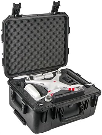 CasePro CP-PHAN2V-W Wheeled Hard Case for DJI Phantom 2 Vision (Black)