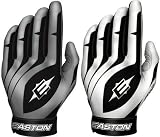 Easton VRS Home & Road 2 Pair Pack Batting Gloves (Black, X-Large)